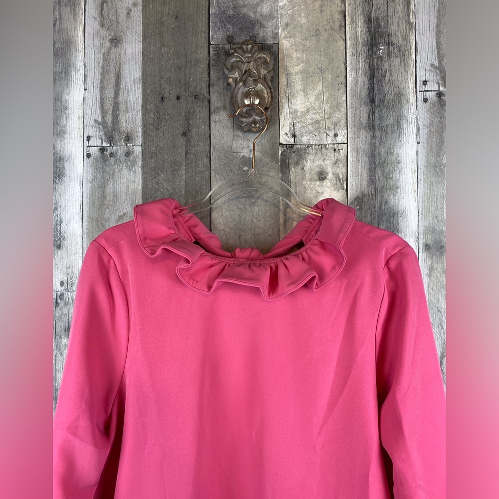 ❌❌🚫🚫🚫SOLD!!!! ❌❌🚫🚫🚫TUCKERNUCK Hot Pink Daphne Dress Size Large. - Picture 5 of 16